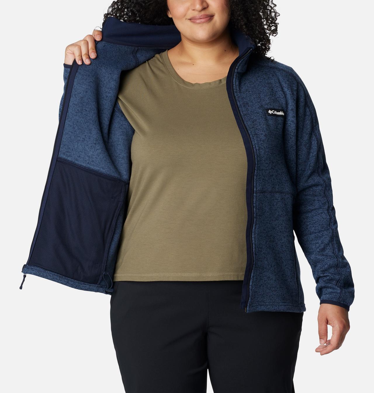 Women's Sweater Weather™ Full Zip - Plus Size 5