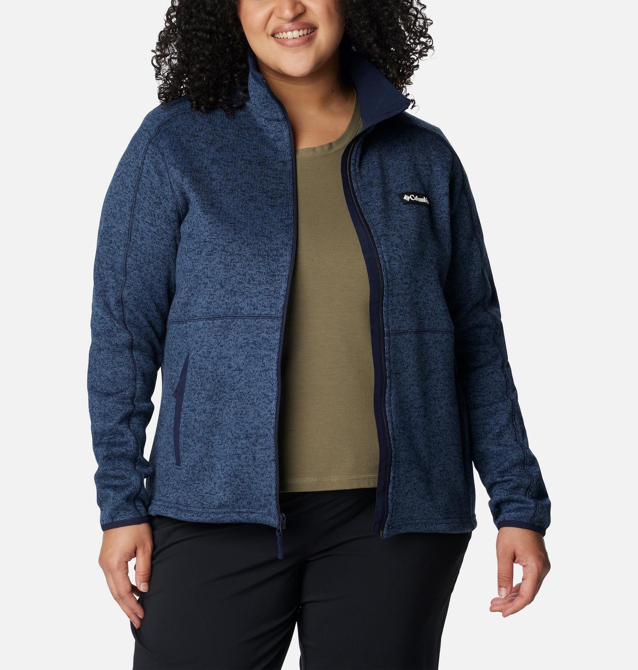 Women's Sweater Weather™ Full Zip - Plus Size 7