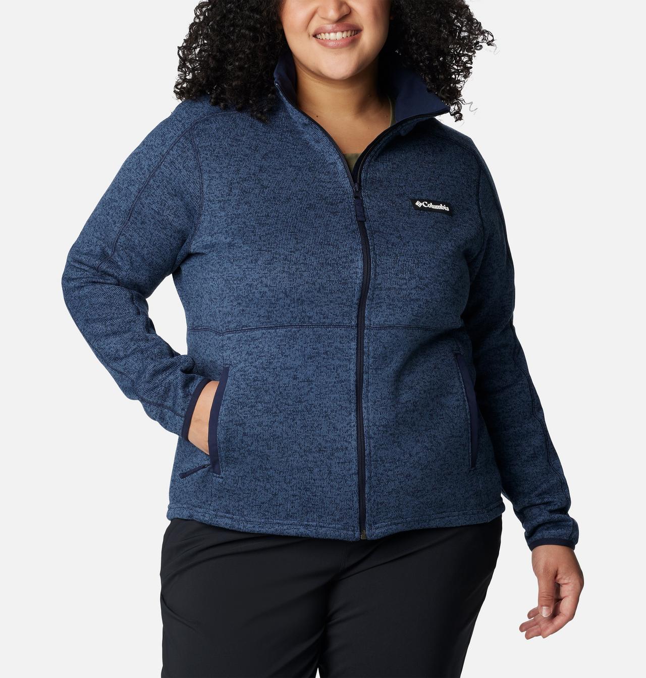 Women's Sweater Weather™ Full Zip - Plus Size 1