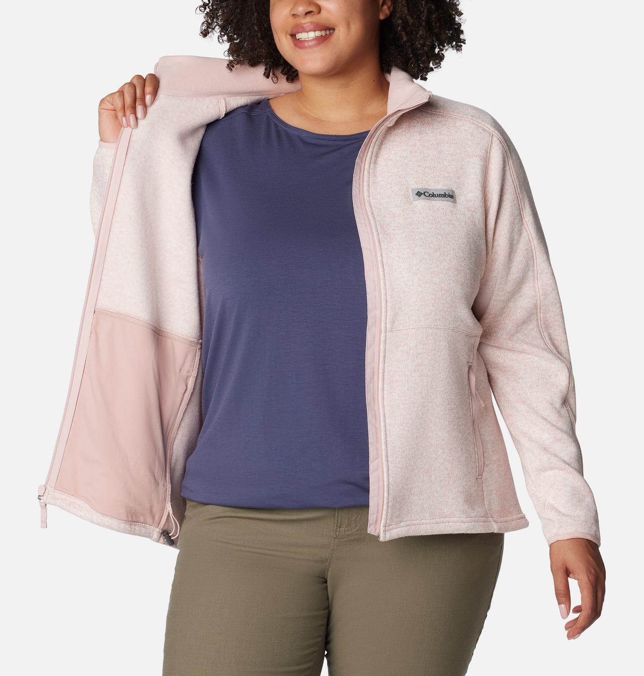 Women's Sweater Weather™ Full Zip - Plus Size 5