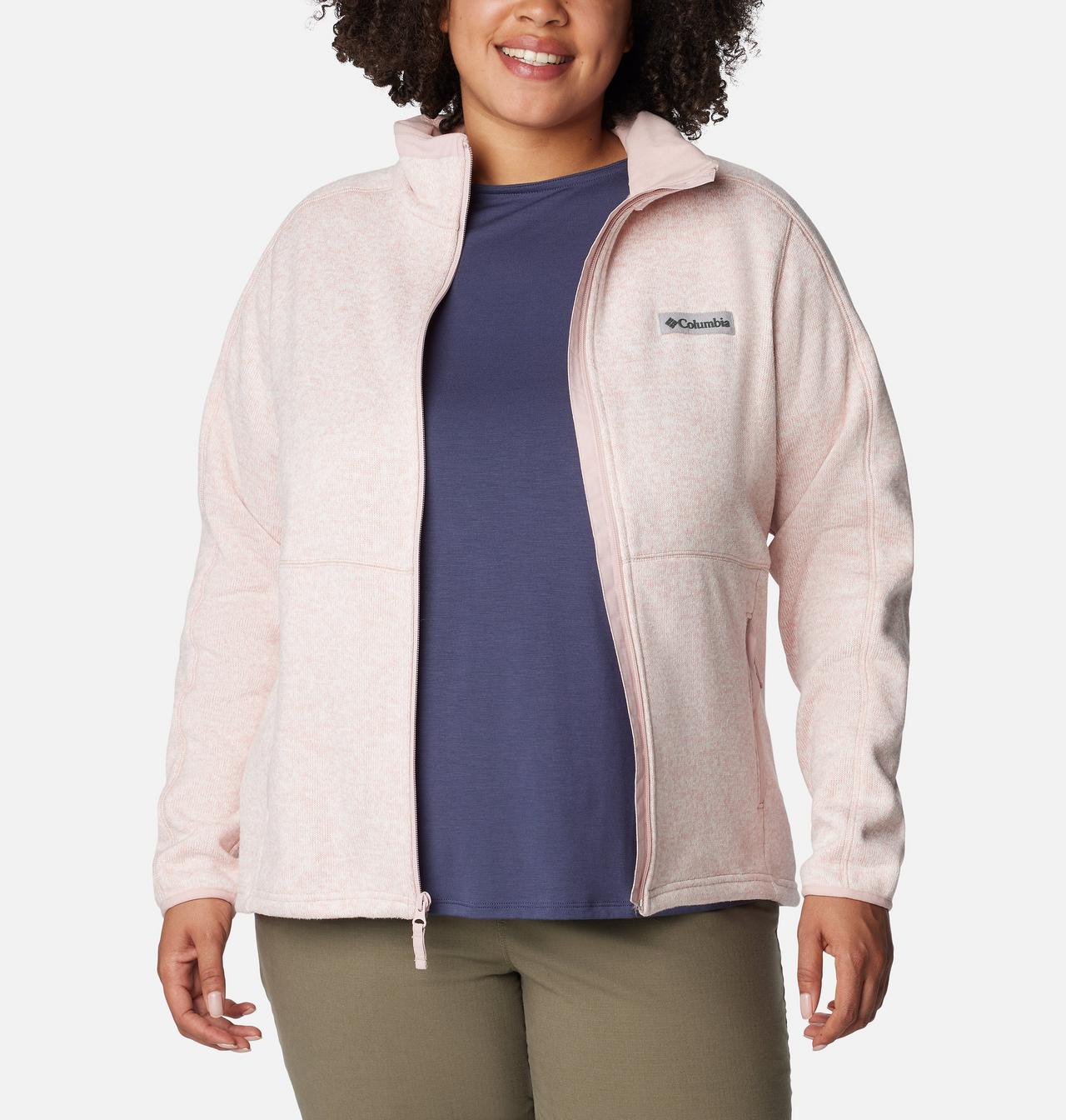 Women's Sweater Weather™ Full Zip - Plus Size 7