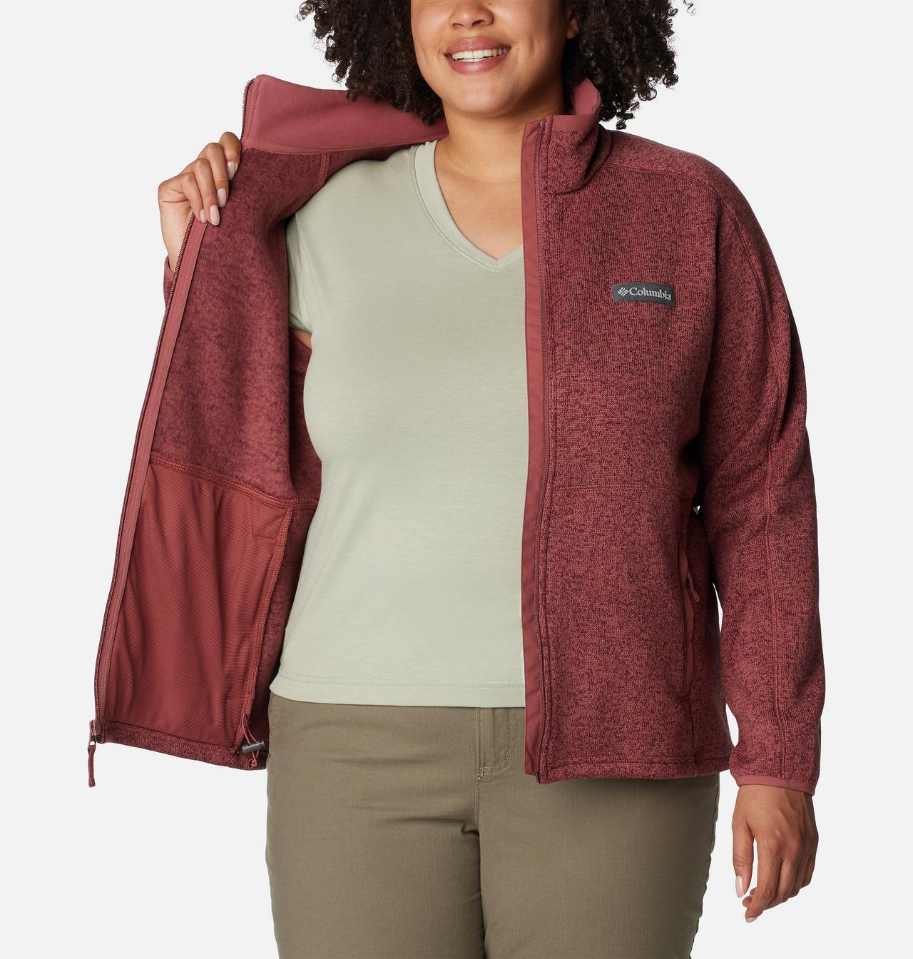 Women's Sweater Weather™ Full Zip - Plus Size 5