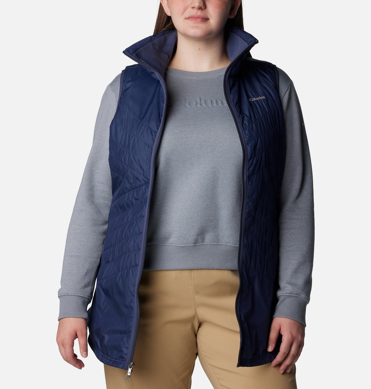 Women's Mix It Around™ Long Vest - Plus Size 6