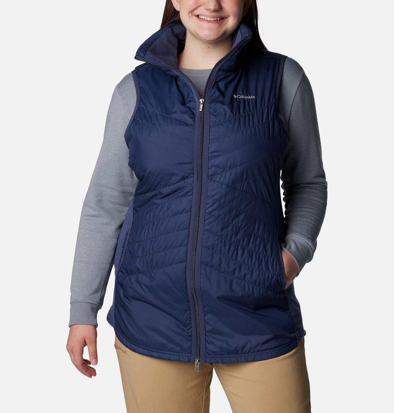 Women's Mix It Around™ Long Vest - Plus Size 1