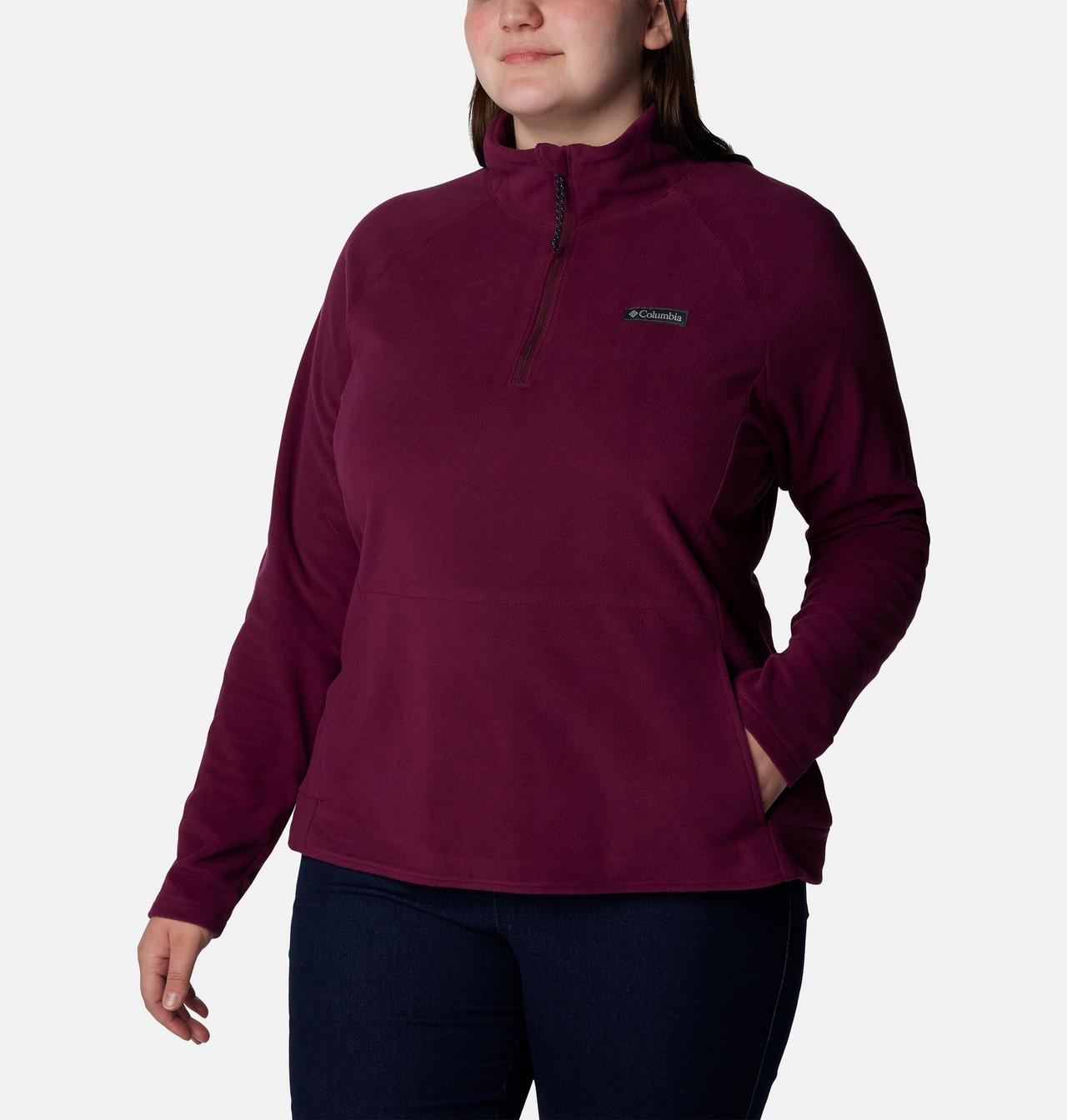 Women's Ali Peak™II Quarter Zip Fleece Pullover - Plus Size 5