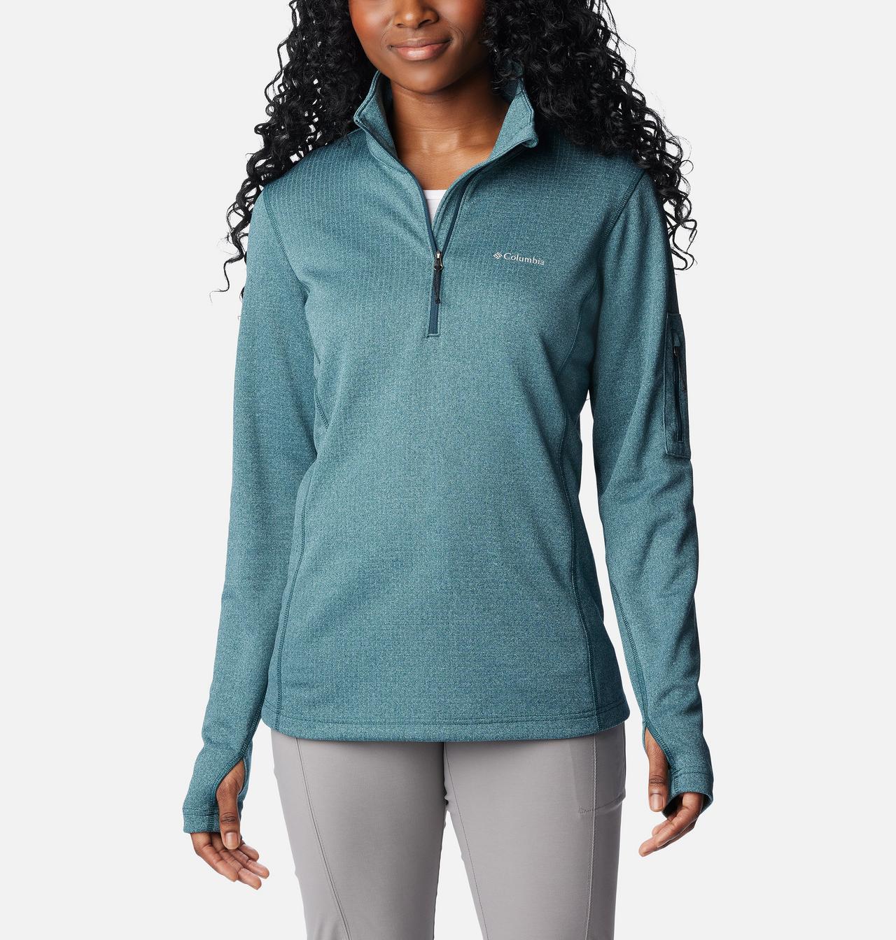 W Park View™ Grid Fleece 1/2 Zip | 414 | XS 1