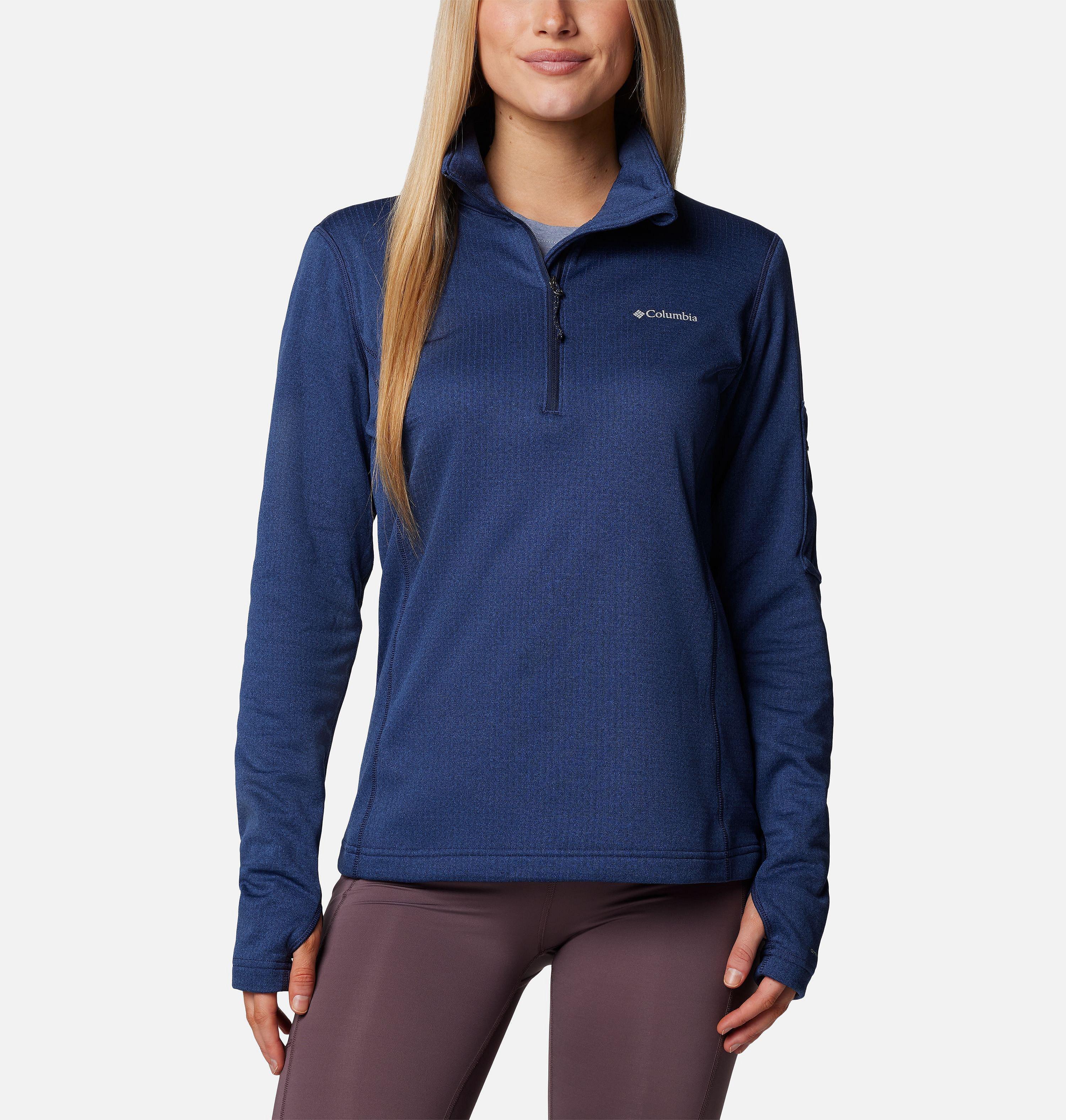 W Park View™ Grid Fleece Half Zip · color Collegiate Navy