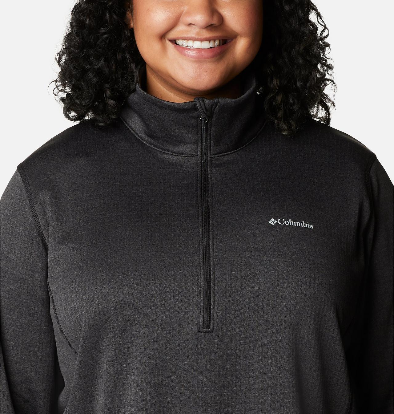 Women's Park View™ Grid Half Zip Fleece Pullover - Plus Size 4