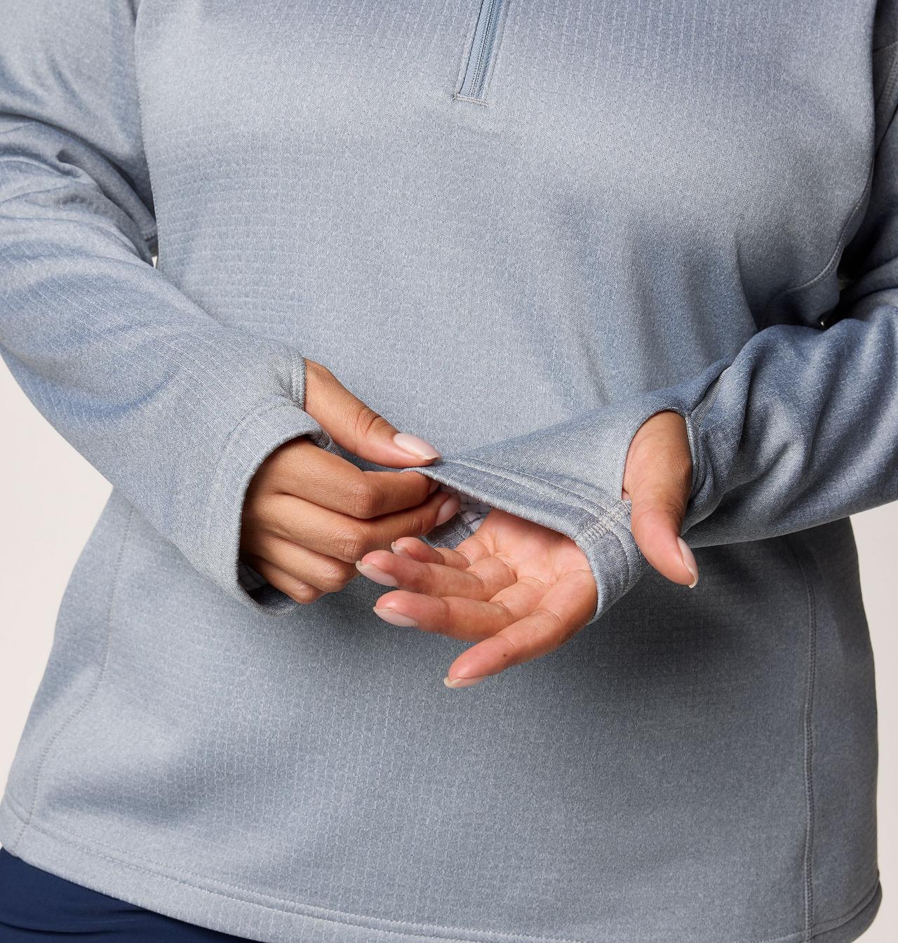 Women's Park View™ Grid Half Zip Fleece Pullover - Plus Size 6