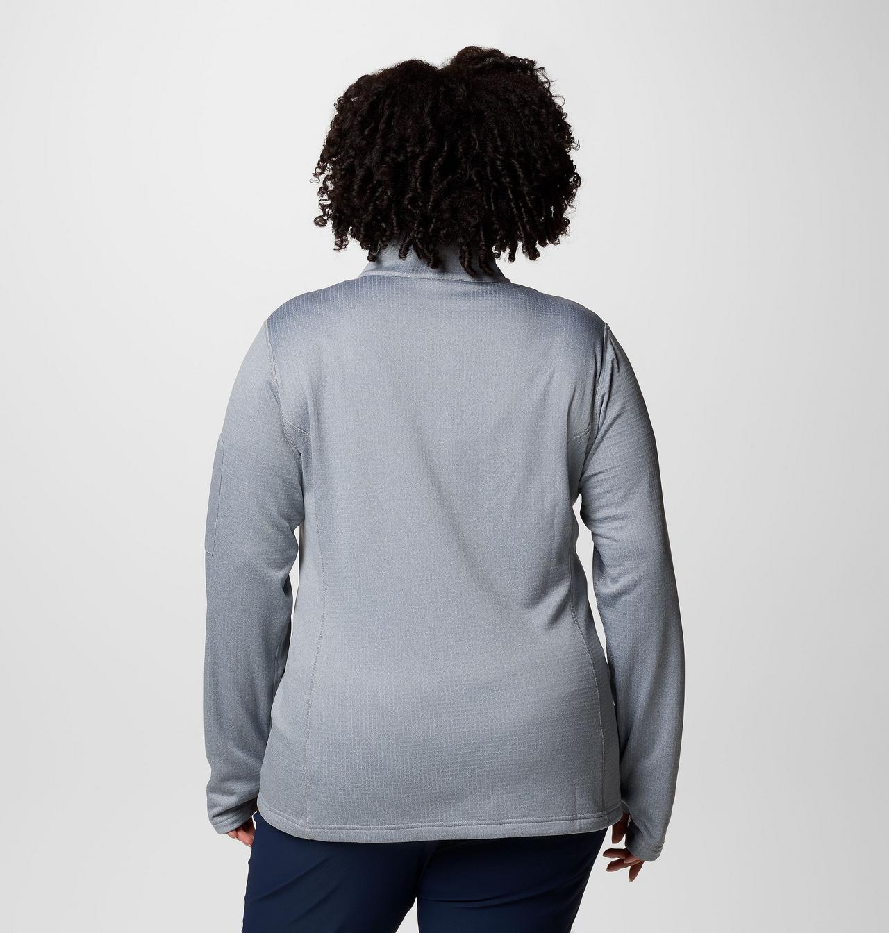 Women's Park View™ Grid Half Zip Fleece Pullover - Plus Size 2