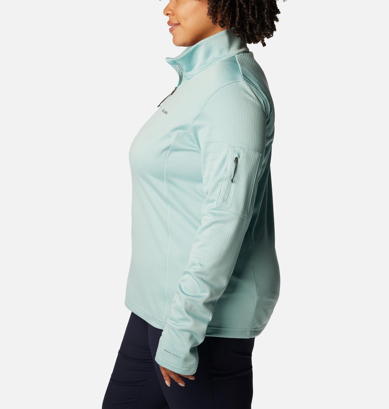 Women's Park View™ Grid Half Zip Fleece Pullover - Plus Size 3