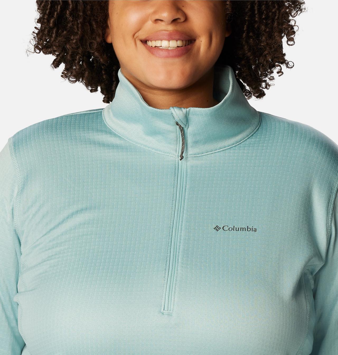Women's Park View™ Grid Half Zip Fleece Pullover - Plus Size 4