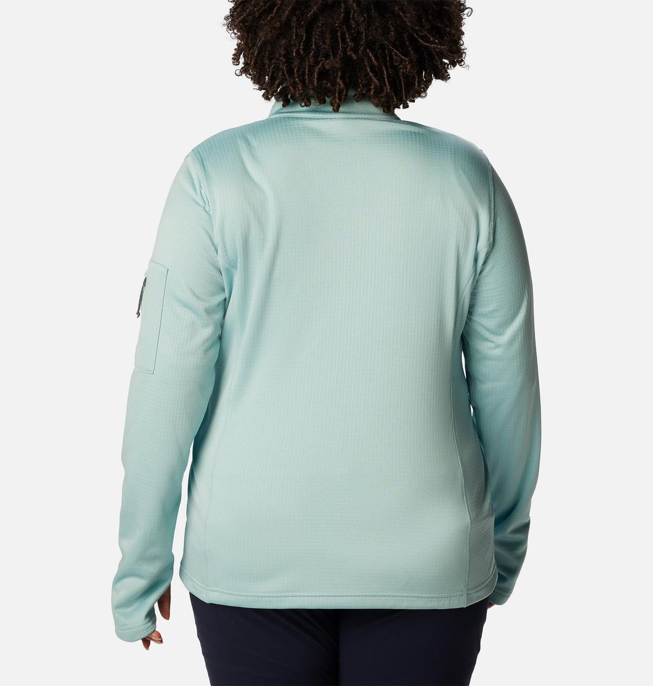 Women's Park View™ Grid Half Zip Fleece Pullover - Plus Size 2
