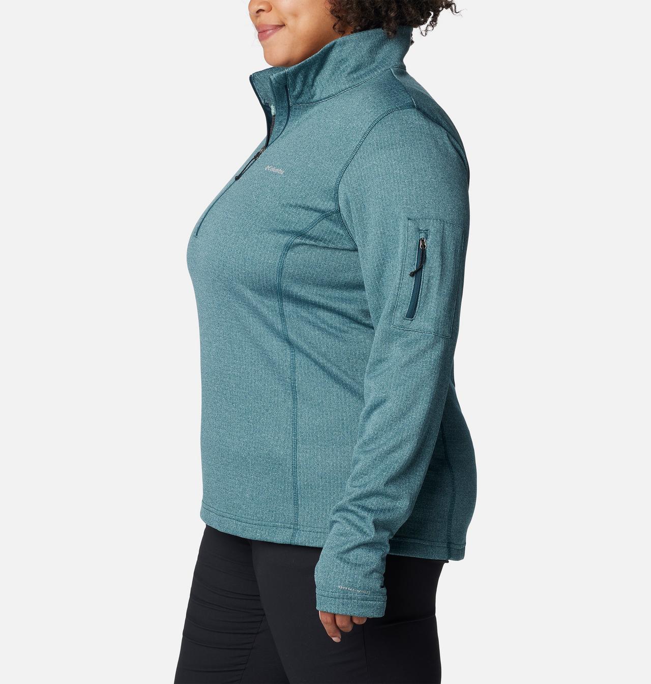 Women's Park View™ Grid Half Zip Fleece Pullover - Plus Size 3