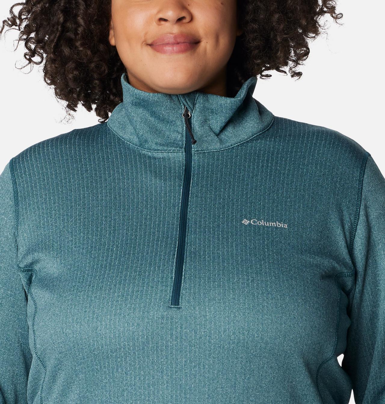 Women's Park View™ Grid Half Zip Fleece Pullover - Plus Size 4