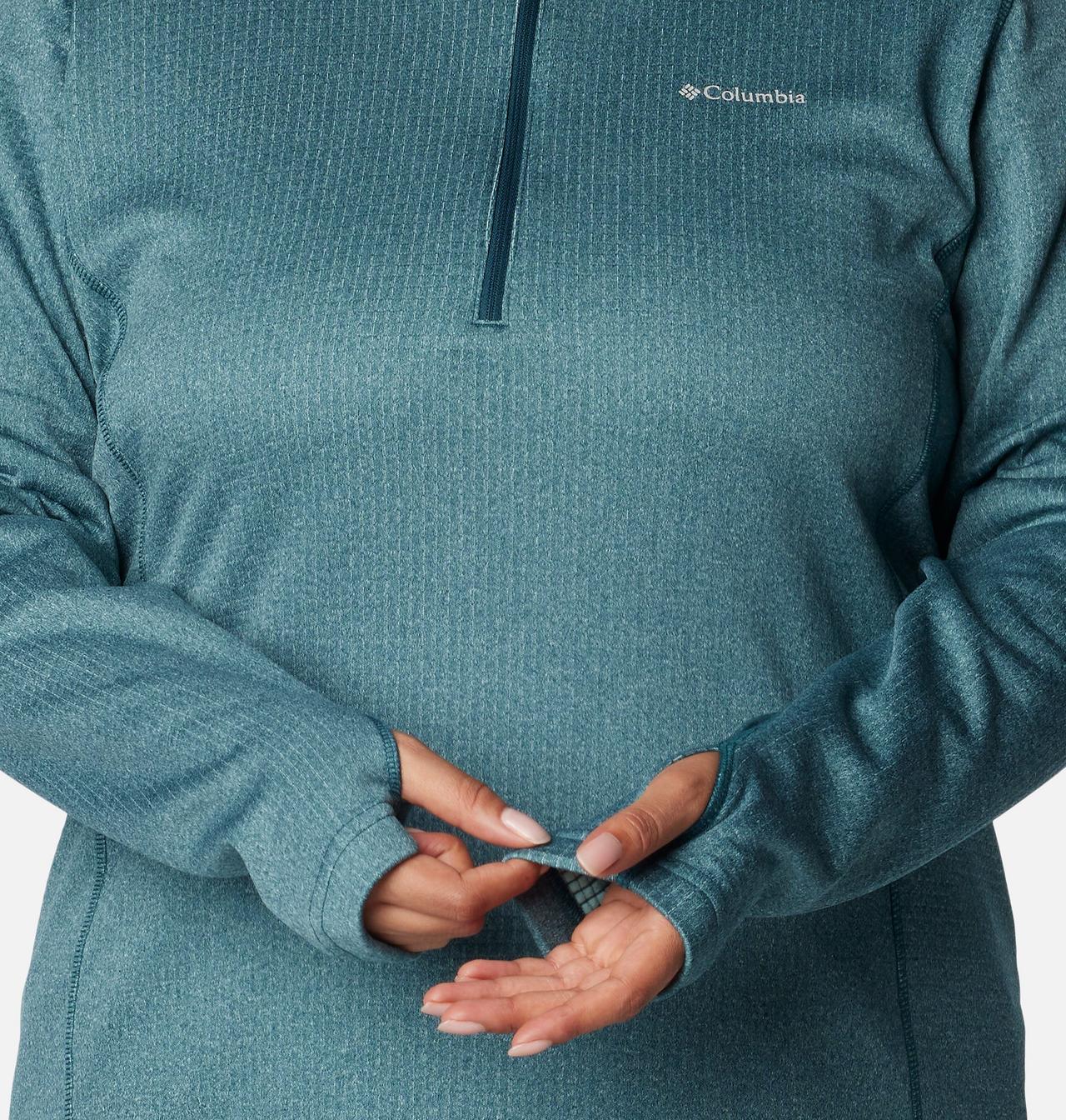 Women's Park View™ Grid Half Zip Fleece Pullover - Plus Size 5