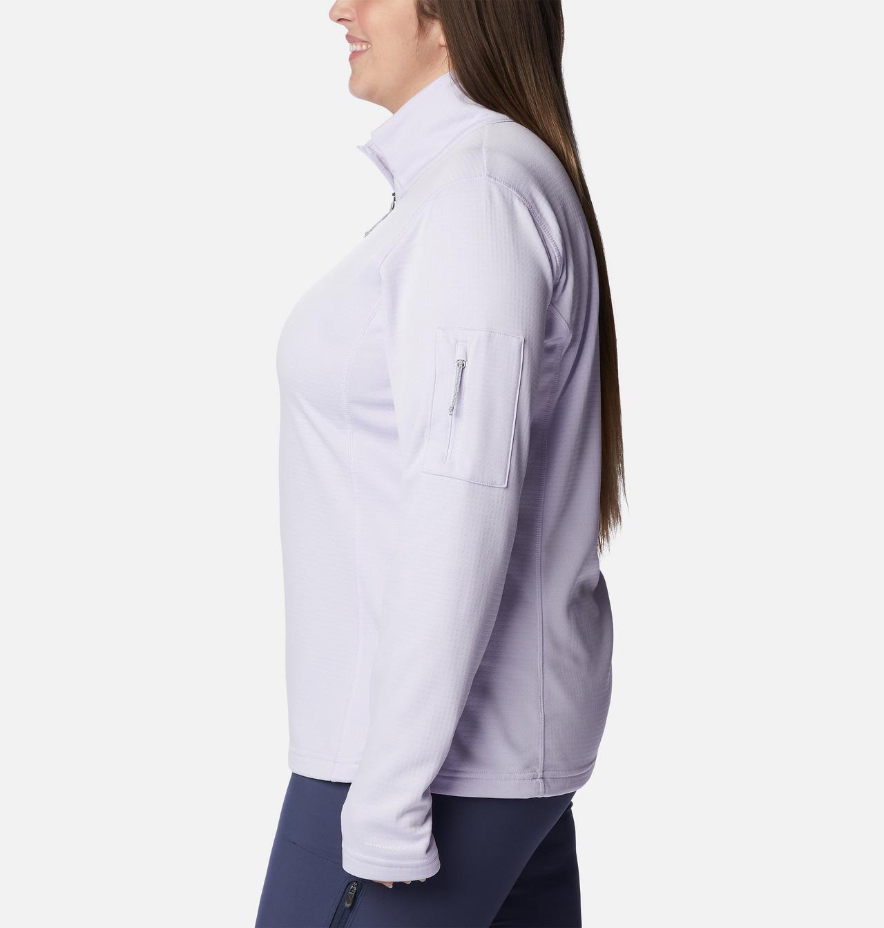 Women's Park View™ Grid Half Zip Fleece Pullover - Plus Size 3