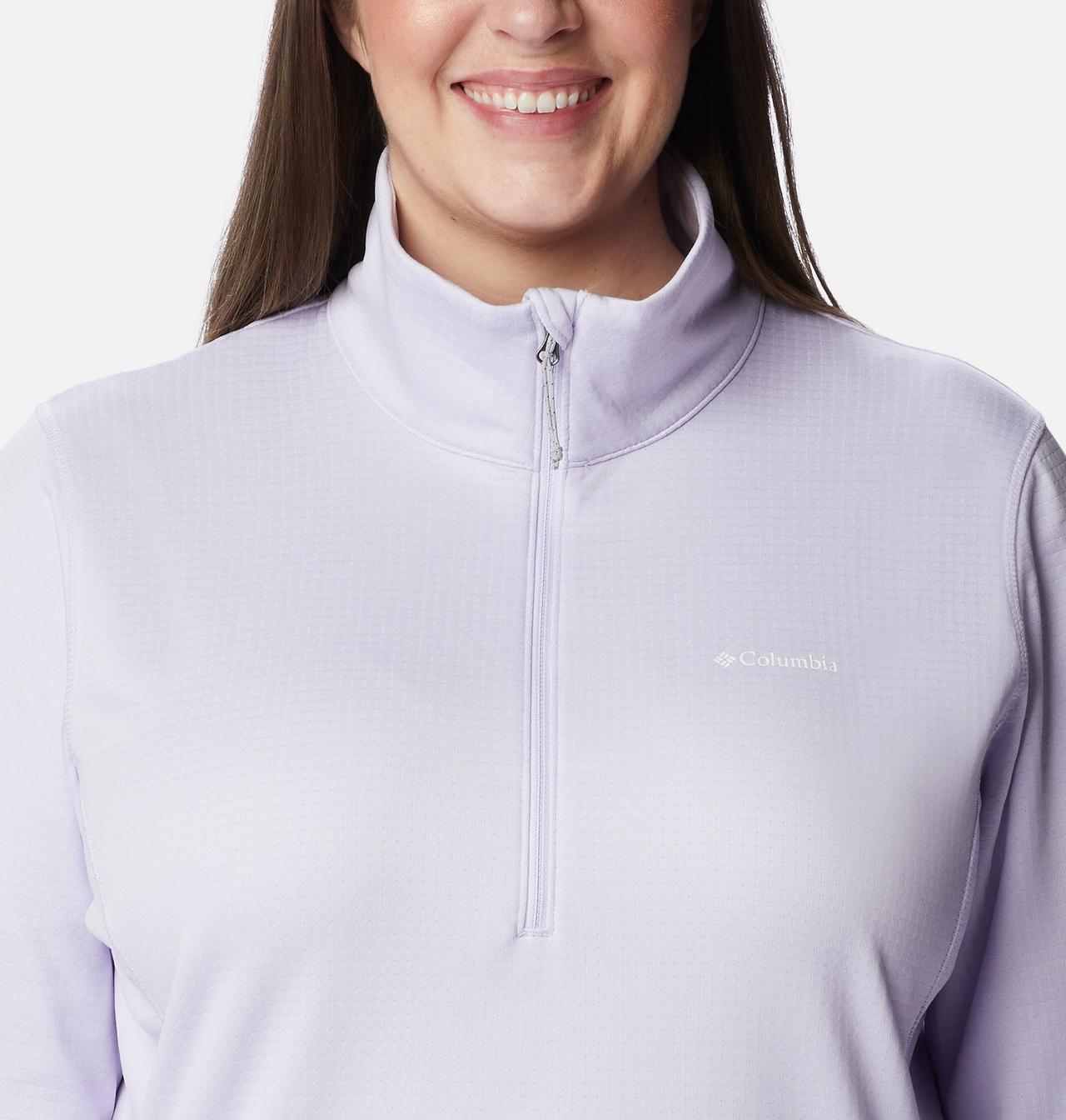 Women's Park View™ Grid Half Zip Fleece Pullover - Plus Size 4