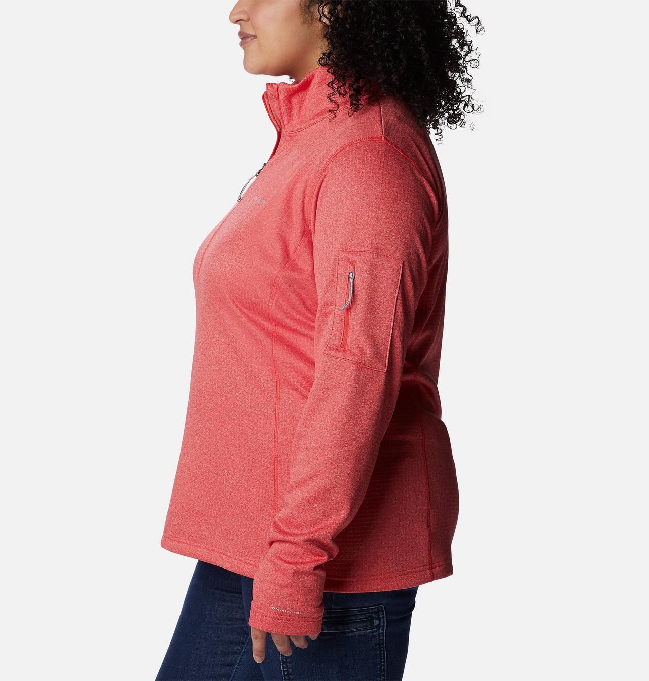 Women's Park View™ Grid Half Zip Fleece Pullover - Plus Size 3
