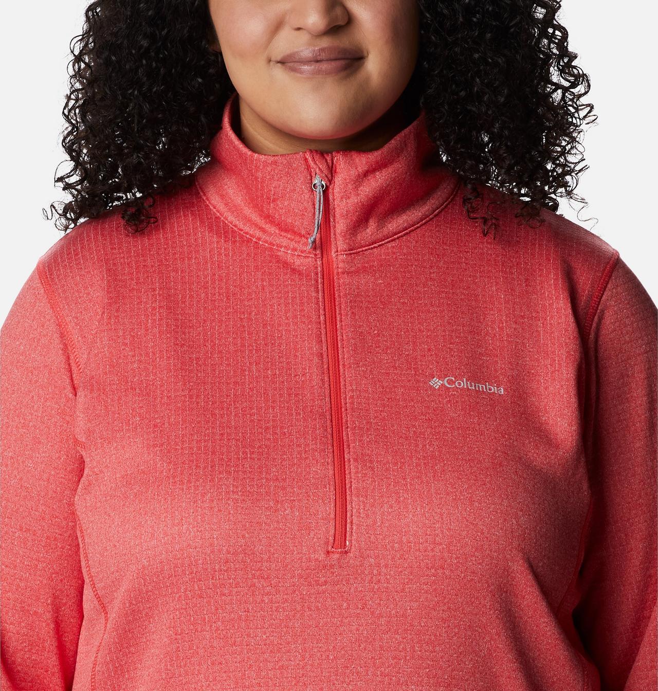 Women's Park View™ Grid Half Zip Fleece Pullover - Plus Size 4