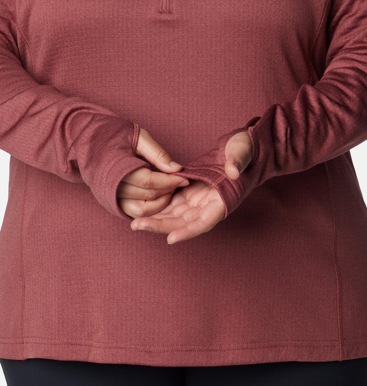 Women's Park View™ Grid Half Zip Fleece Pullover - Plus Size 5