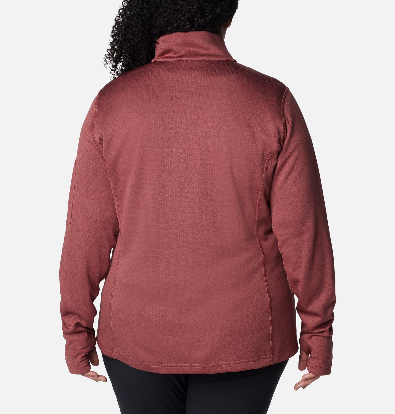 Women's Park View™ Grid Half Zip Fleece Pullover - Plus Size 2