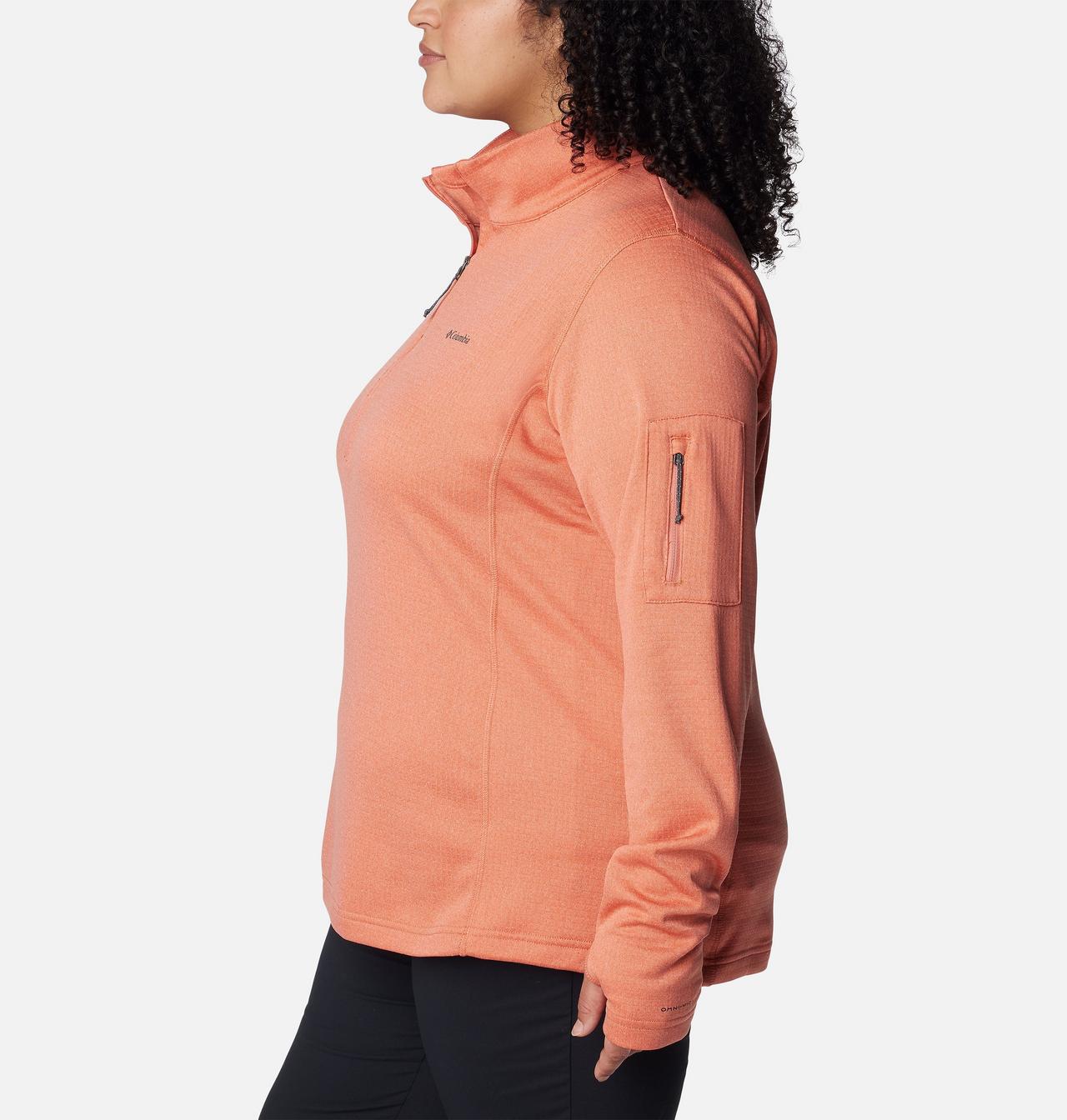 Women's Park View™ Grid Half Zip Fleece Pullover - Plus Size 3