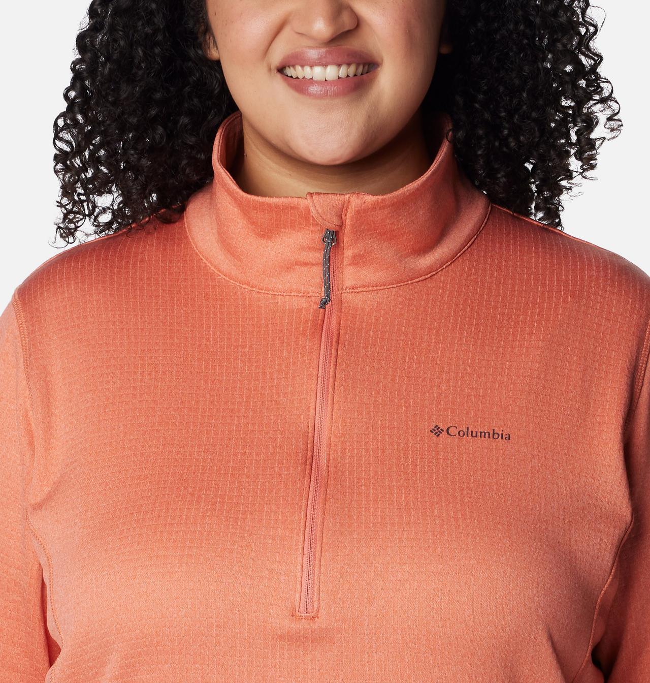 Women's Park View™ Grid Half Zip Fleece Pullover - Plus Size 4