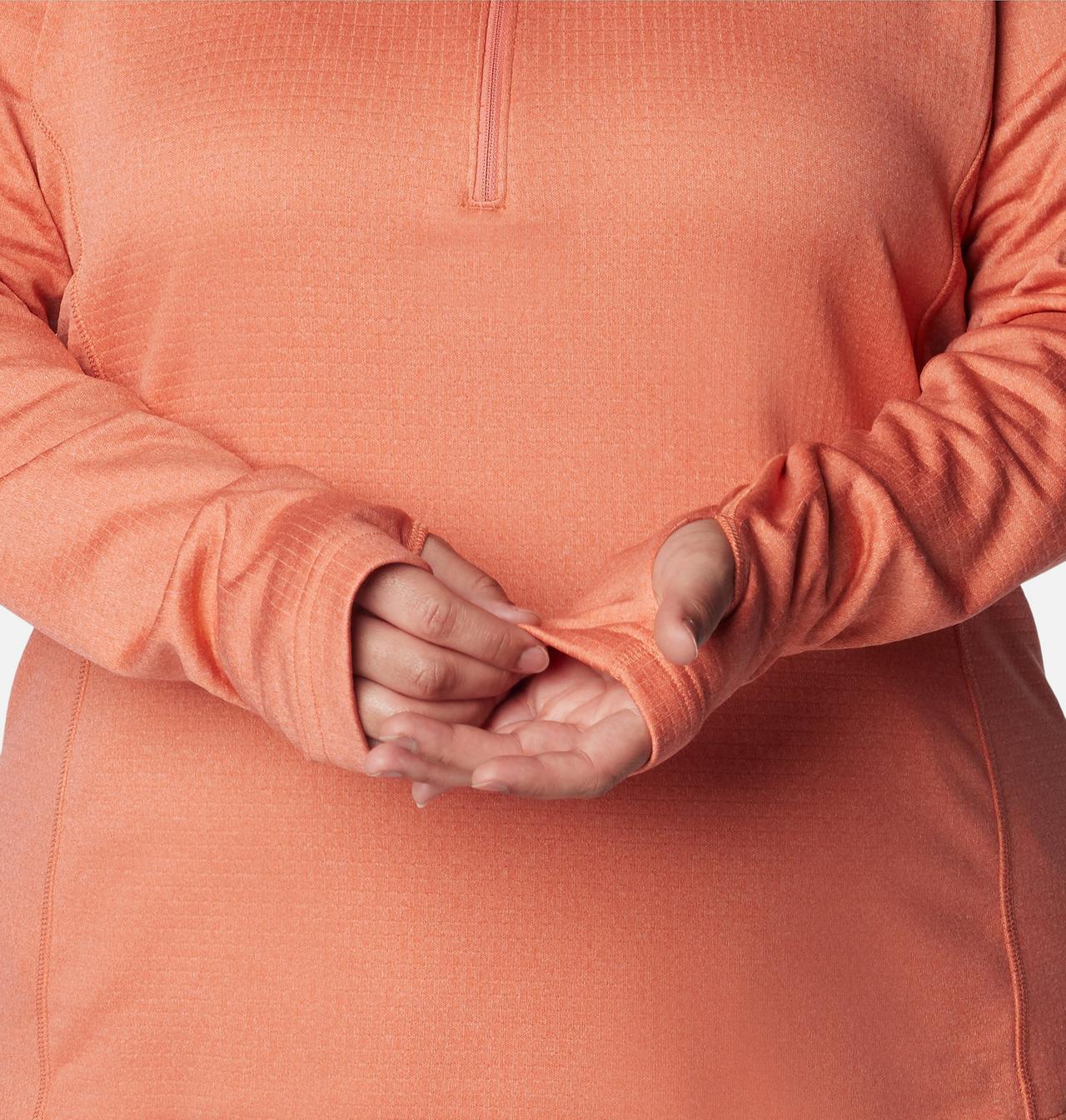 Women's Park View™ Grid Half Zip Fleece Pullover - Plus Size 5