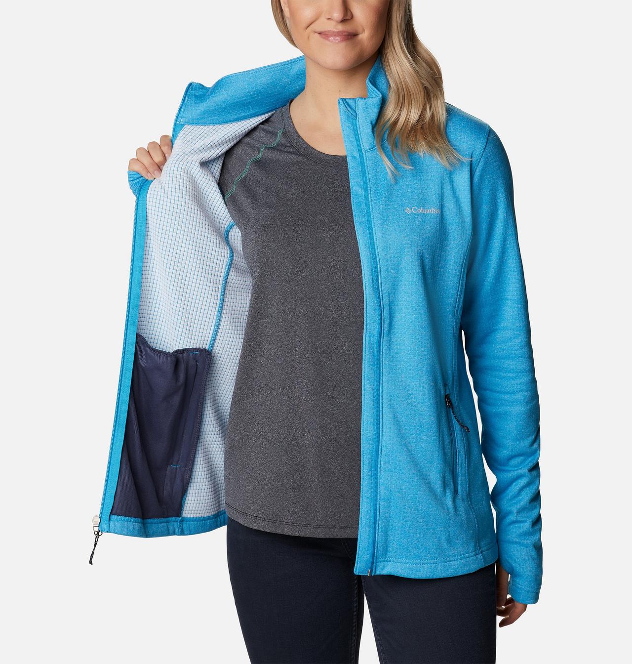 Women's Park View™ Grid Full Zip Fleece Jacket 5