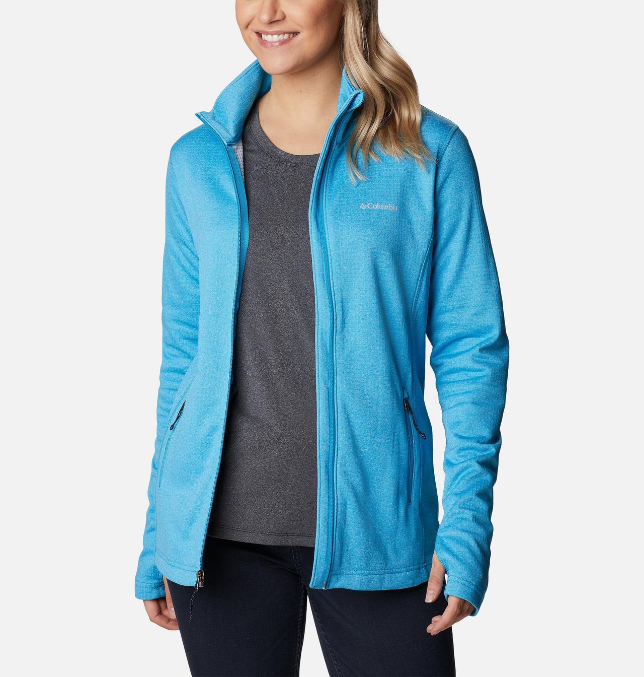 Women's Park View™ Grid Full Zip Fleece Jacket 8