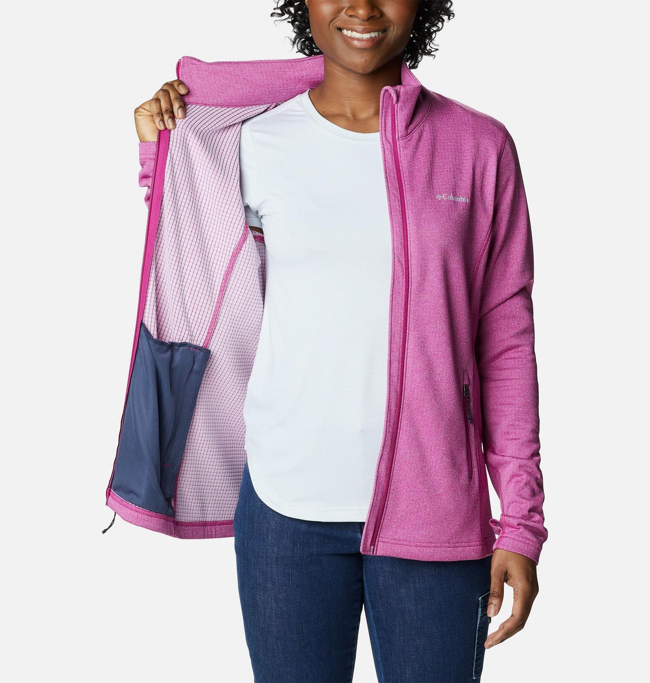 Women's Park View™ Grid Full Zip Fleece Jacket 5
