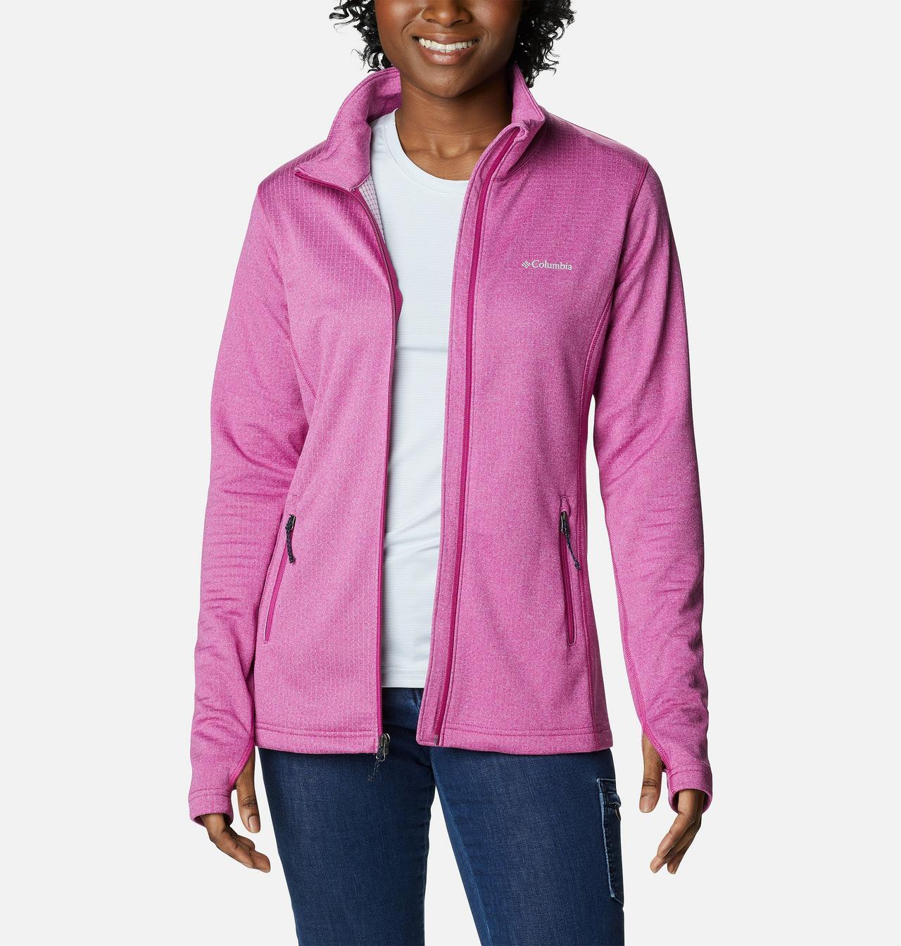 Women's Park View™ Grid Full Zip Fleece Jacket 8