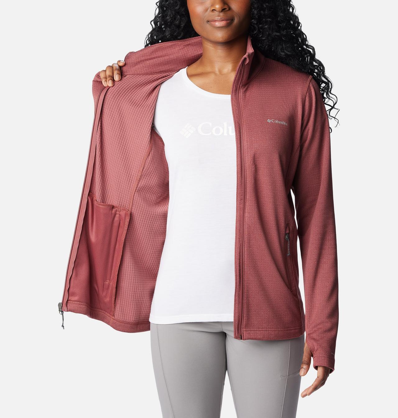 Women's Park View™ Grid Full Zip Fleece Jacket 5