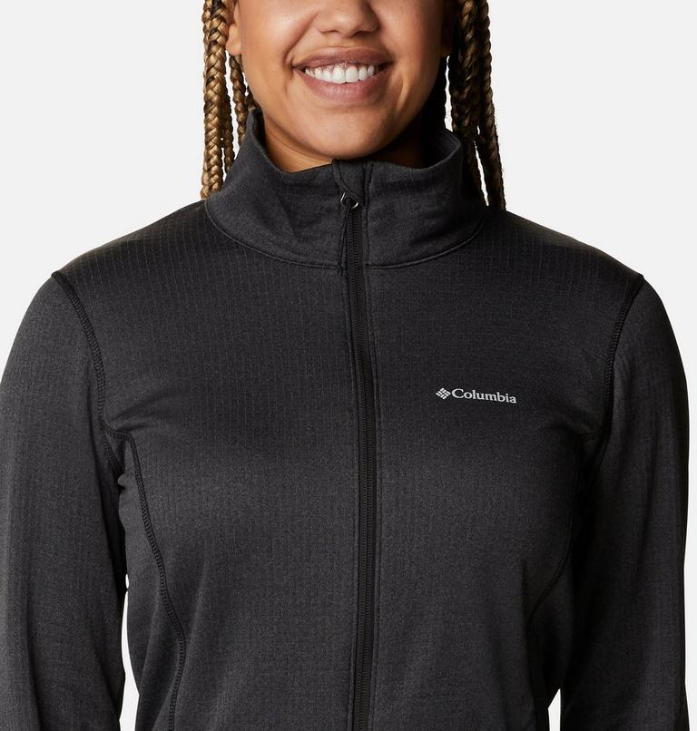 Women's Park View Technical Fleece Jacket, Color: Black Heather, image 4