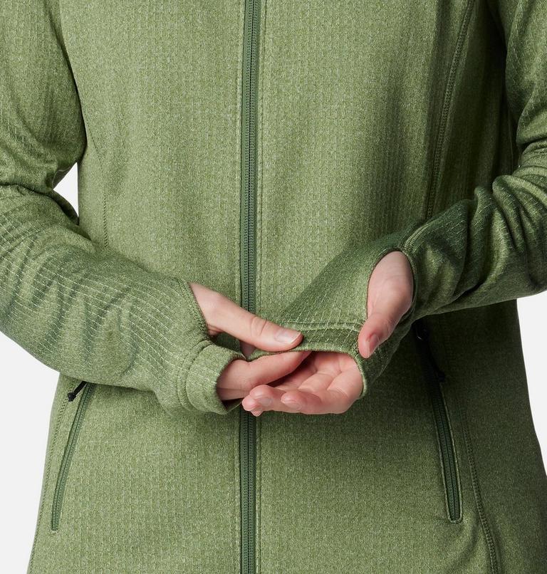Women's Park View Technical Fleece Jacket, Color: Canteen Heather, image 7