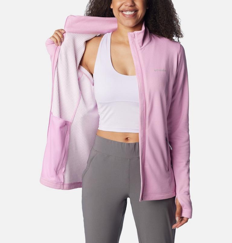 Women's Park View Technical Fleece Jacket, Color: Cosmos Heather, image 5