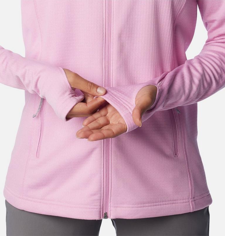 Women's Park View Technical Fleece Jacket, Color: Cosmos Heather, image 7
