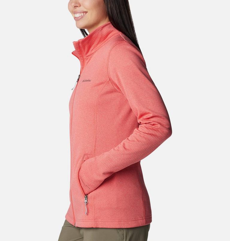 Women's Park View Technical Fleece Jacket, Color: Juicy Heather, image 3