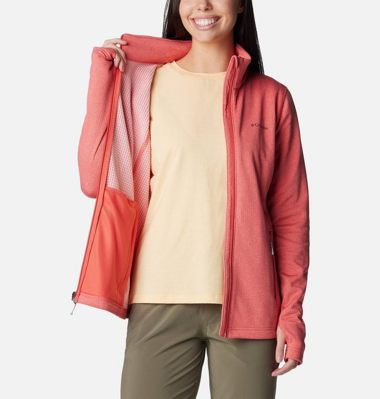Women's Park View Technical Fleece Jacket, Color: Juicy Heather, image 5