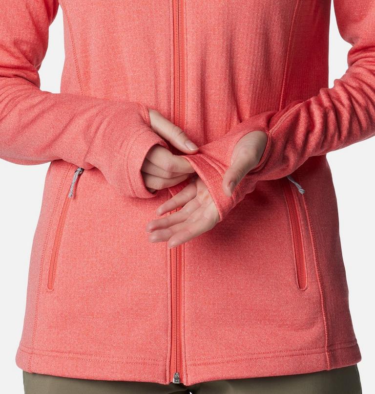 Women's Park View Technical Fleece Jacket, Color: Juicy Heather, image 7