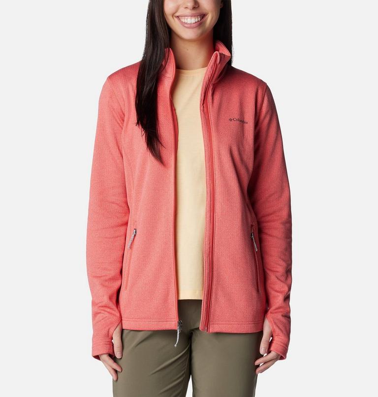 Women's Park View Technical Fleece Jacket, Color: Juicy Heather, image 8