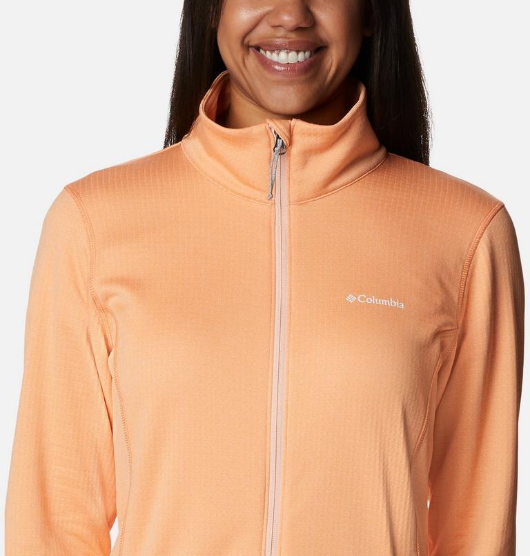 Women's Park View Technical Fleece Jacket, Color: Peach Heather, image 4