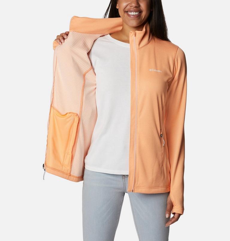 Women's Park View Technical Fleece Jacket, Color: Peach Heather, image 5
