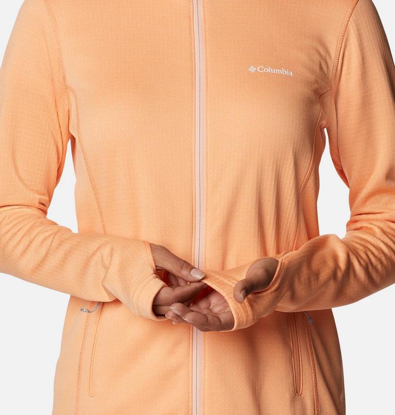 Women's Park View Technical Fleece Jacket, Color: Peach Heather, image 7