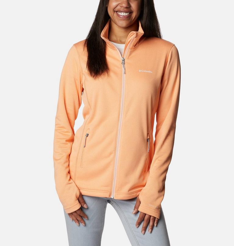 Women's Park View Technical Fleece Jacket, Color: Peach Heather, image 1