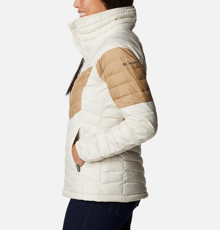 Powder Lite Blocked Jacket | 191 | M, Color: Chalk, Beach, Chalk, image 3