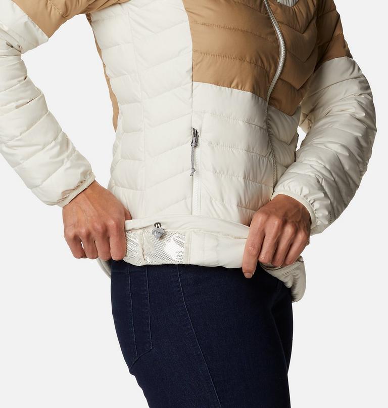 Powder Lite Blocked Jacket | 191 | M, Color: Chalk, Beach, Chalk, image 6