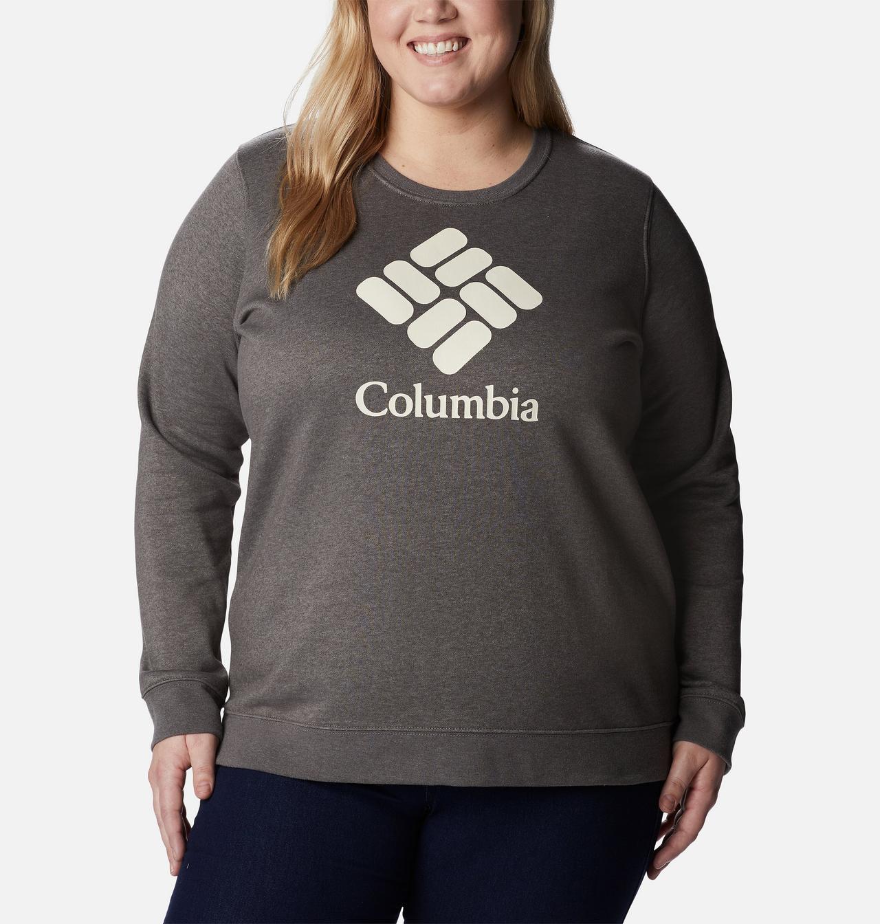Women's Columbia Trek Graphic Crew Sweatshirt - Plus Size 1
