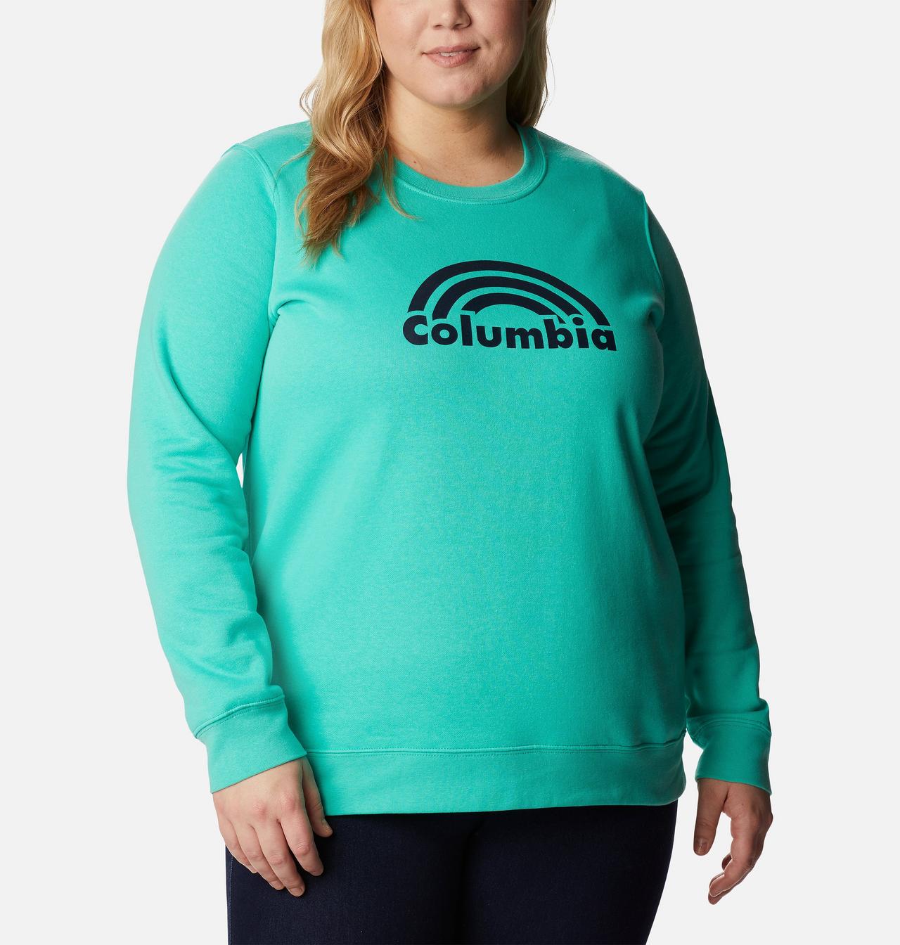 Women's Columbia Trek Graphic Crew Sweatshirt - Plus Size 5